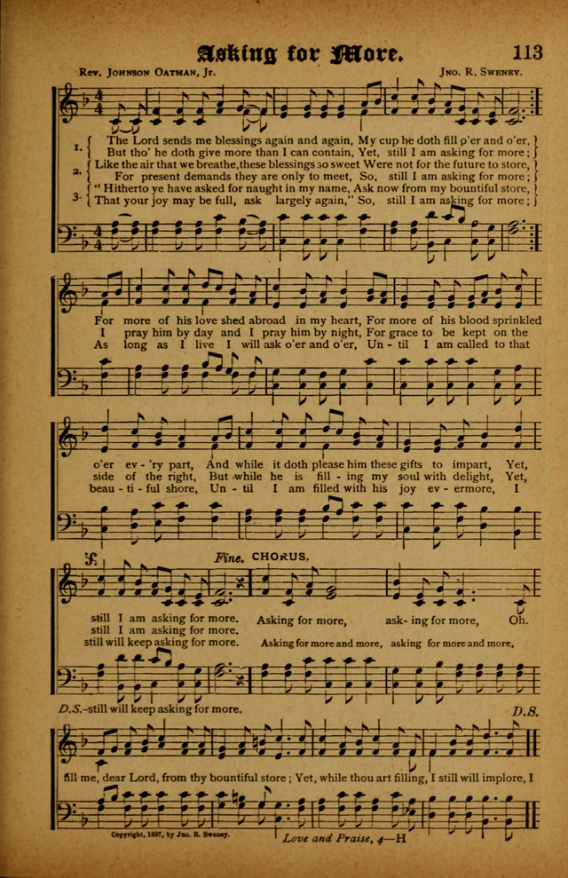 Songs of Love and Praise No. 4 page 111