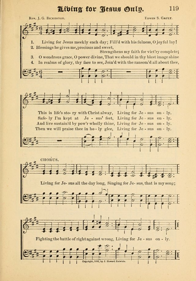 Songs of Love and Praise No. 5: for use in meetings for Christian worship or work page 107