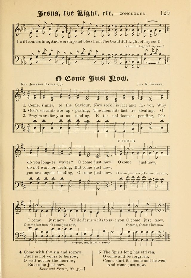 Songs of Love and Praise No. 5: for use in meetings for Christian worship or work page 117