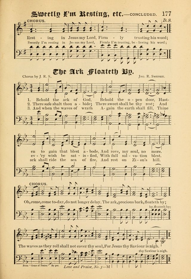 Songs of Love and Praise No. 5: for use in meetings for Christian worship or work page 165