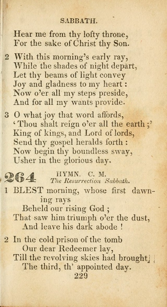Sacred lyrics, or Select hymns: particularly adapted to revivals of religion, and intended as a supplement to Watts.  page 229