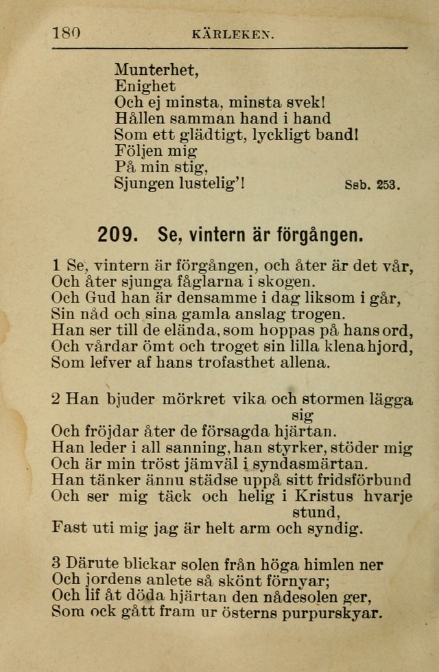 Söndagsskolbok: innehållande liturgi och sånger för söndagsskolan (Omarbetad uppl.) page 182