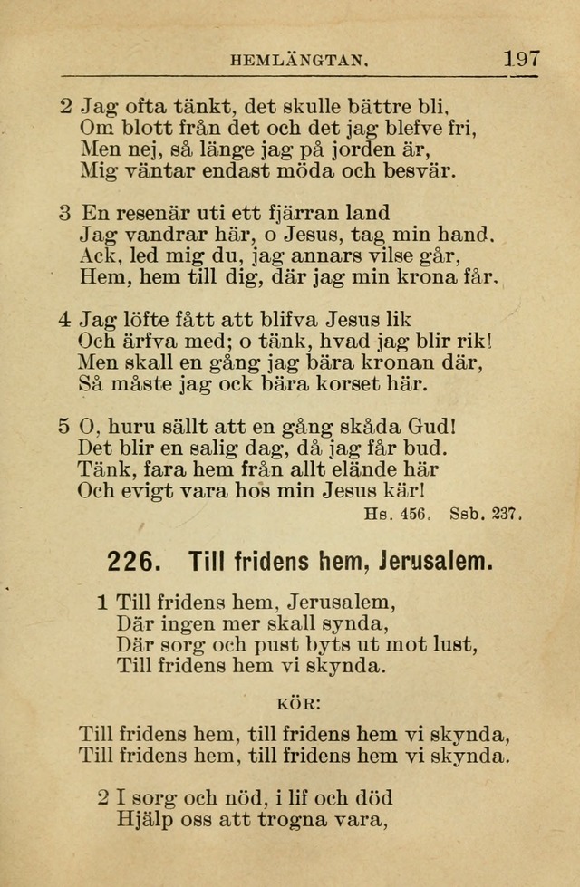 Söndagsskolbok: innehållande liturgi och sånger för söndagsskolan (Omarbetad uppl.) page 199
