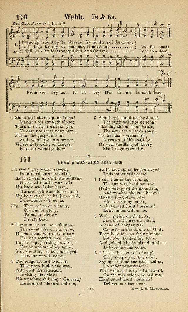 Sacred Melodies Nos.1 and 2 combined: As used by Evangelist H. W. Brown and others, in Gospel Meetings and other religious services page 145