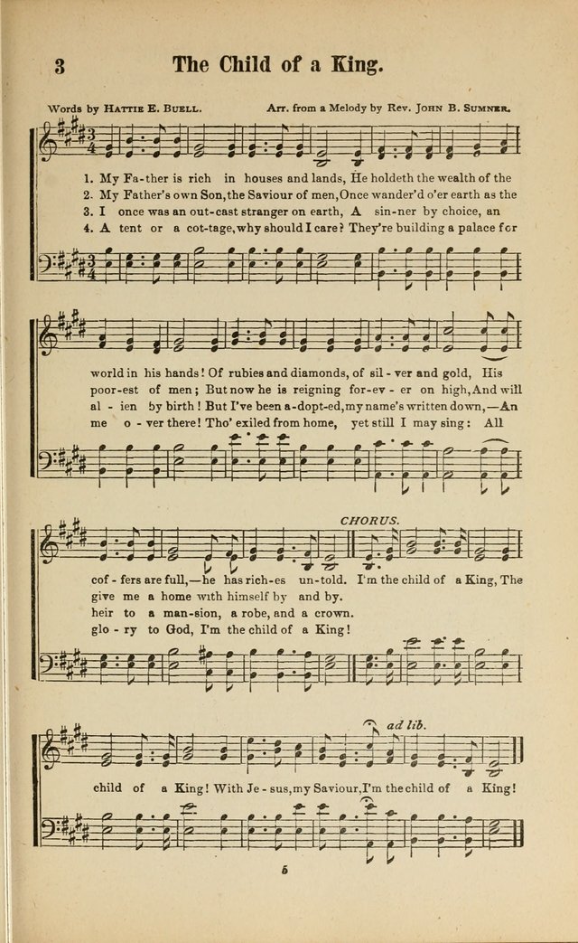 Sacred Melodies Nos.1 and 2 combined: As used by Evangelist H. W. Brown and others, in Gospel Meetings and other religious services page 5