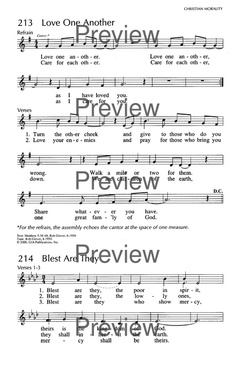Singing Our Faith: a hymnal for young Catholics page 124