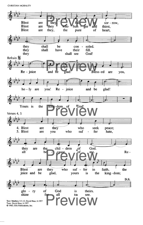 Singing Our Faith: a hymnal for young Catholics page 125