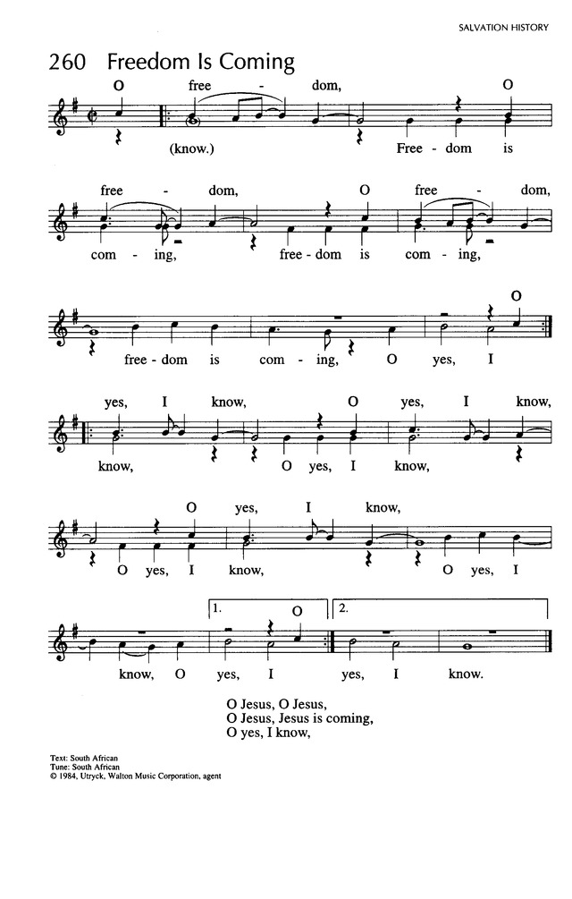 Singing Our Faith: a hymnal for young Catholics page 162