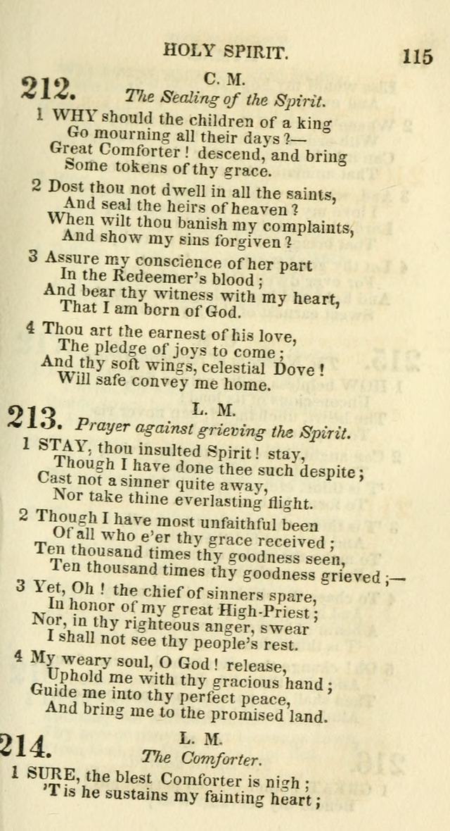 Social Psalmist: or hymns, selected for the private use and social meetings of evangelical Christians page 119