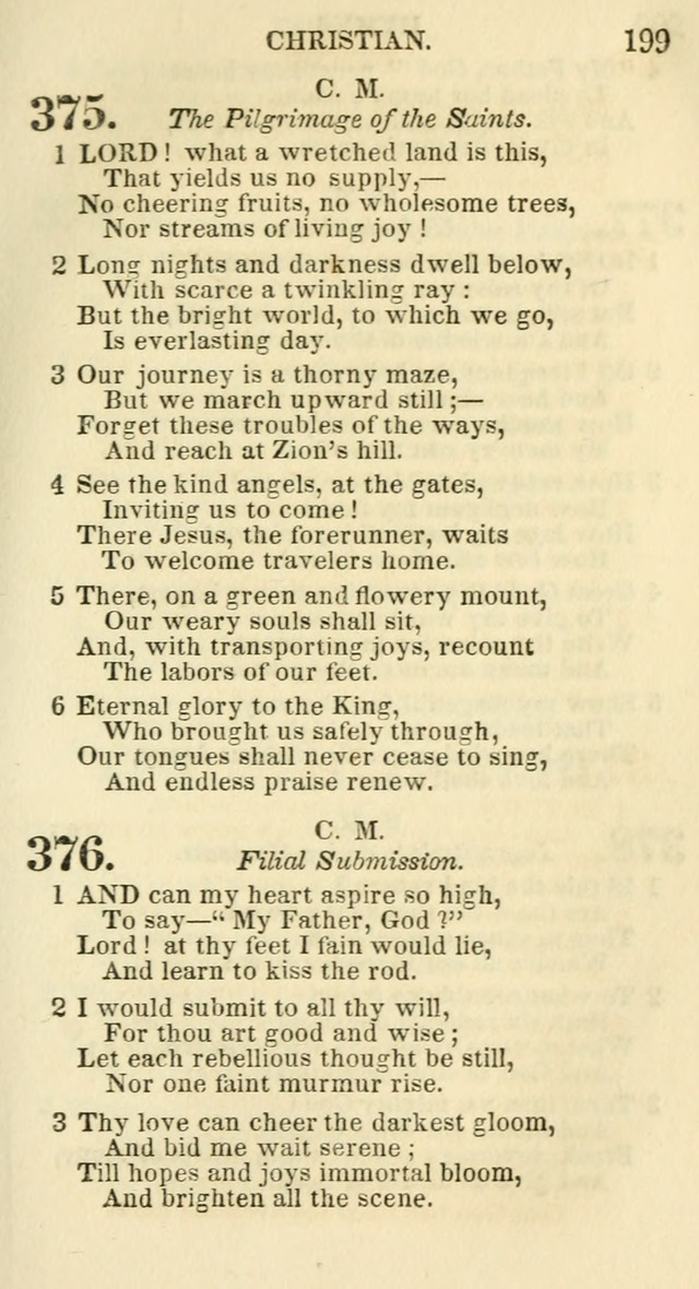 Social Psalmist: or hymns, selected for the private use and social meetings of evangelical Christians page 205