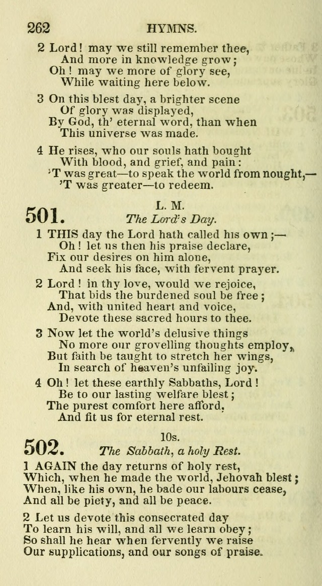 Social Psalmist: or hymns, selected for the private use and social meetings of evangelical Christians page 274