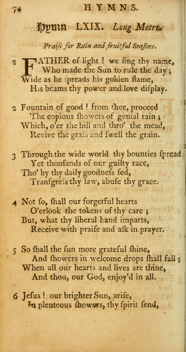 Sacred Poetry: Consisting of Psalms and Hymns, Adapted to Christian        Devotion, in Public and Private. 2nd ed. page 354