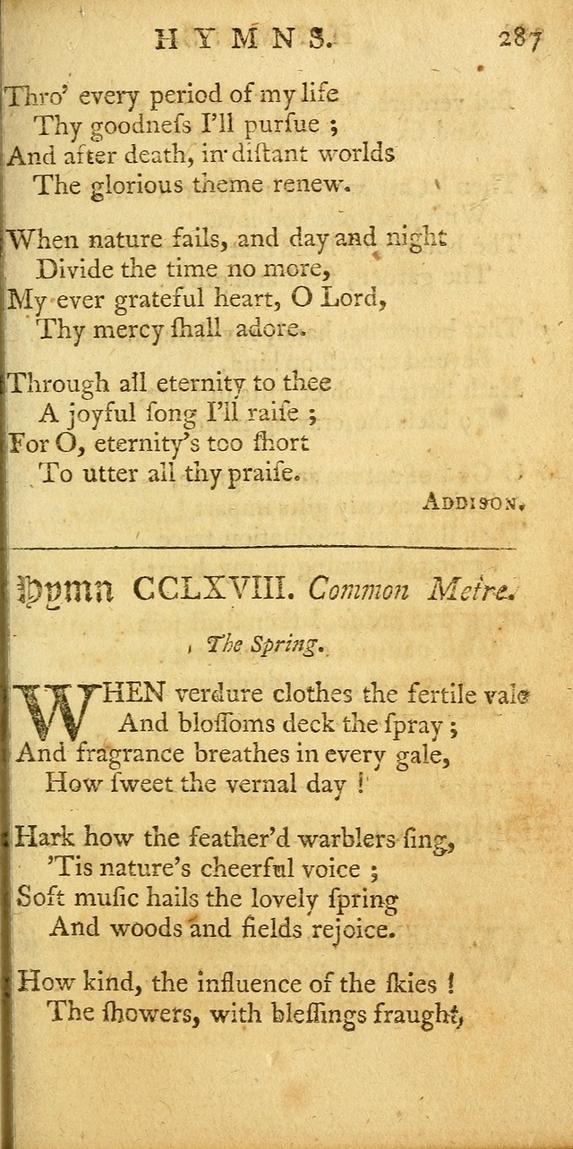 Sacred Poetry: Consisting of Psalms and Hymns, Adapted to Christian        Devotion, in Public and Private. 2nd ed. page 567