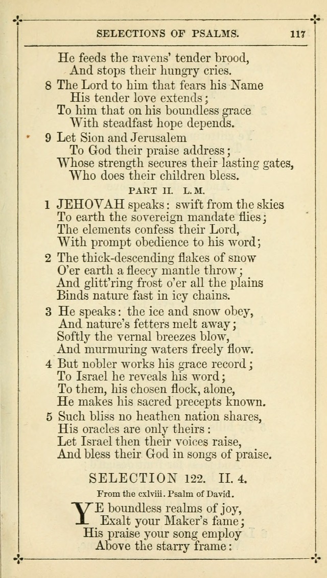 Selections from the Psalms of David in Metre: with hymns suited to the feasts and fasts of the church, and other occasions of public worship page 119