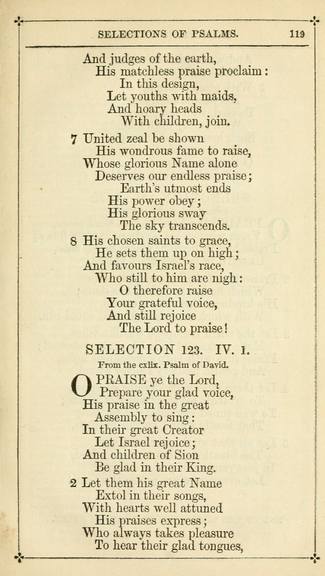 Selections from the Psalms of David in Metre: with hymns suited to the feasts and fasts of the church, and other occasions of public worship page 121