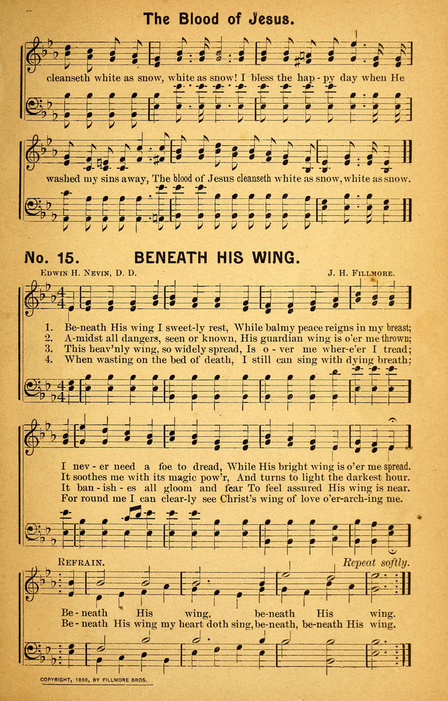 Songs of the Pentecost for the Forward Gospel Movement page 15
