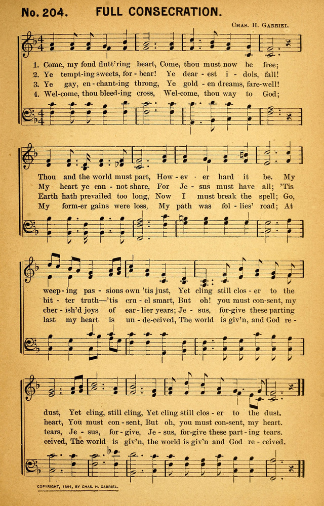 Songs of the Pentecost for the Forward Gospel Movement page 203