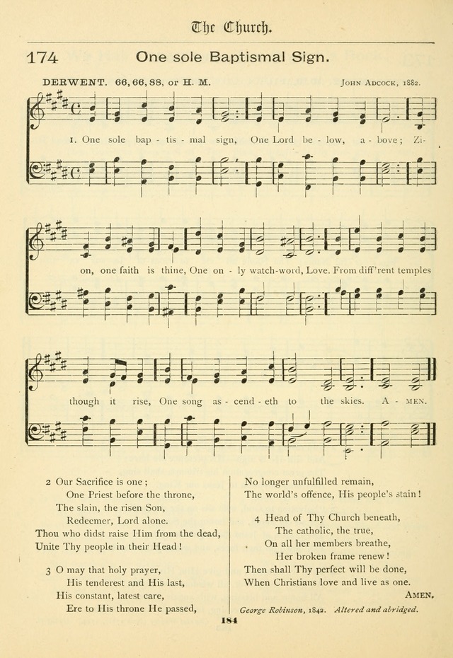 School and Parish Hymnal: with tunes page 185