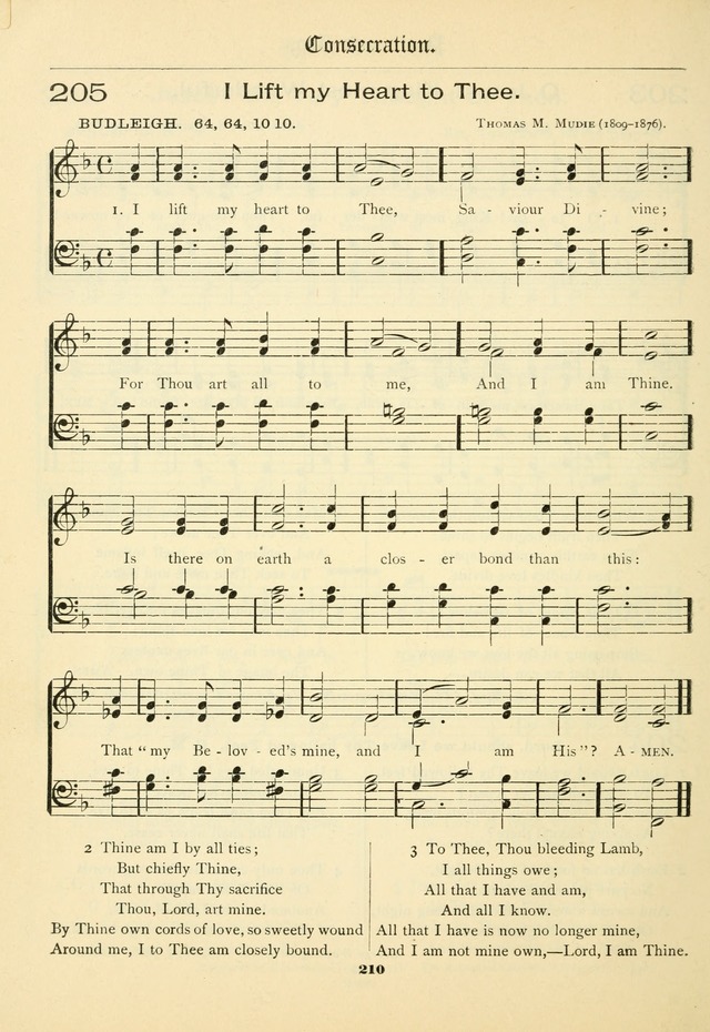 School and Parish Hymnal: with tunes page 211