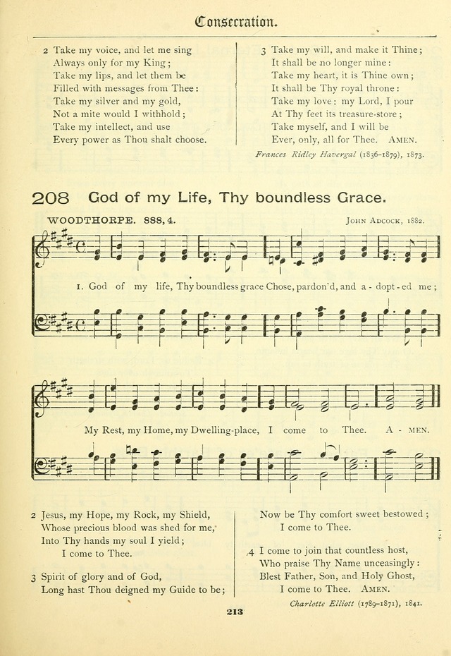 School and Parish Hymnal: with tunes page 214