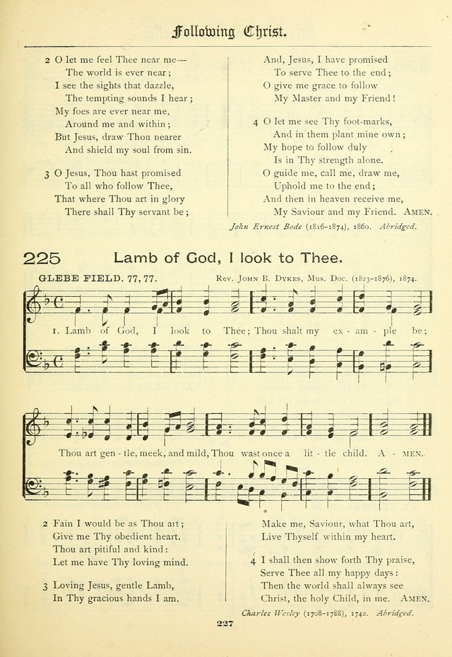 School and Parish Hymnal: with tunes page 228