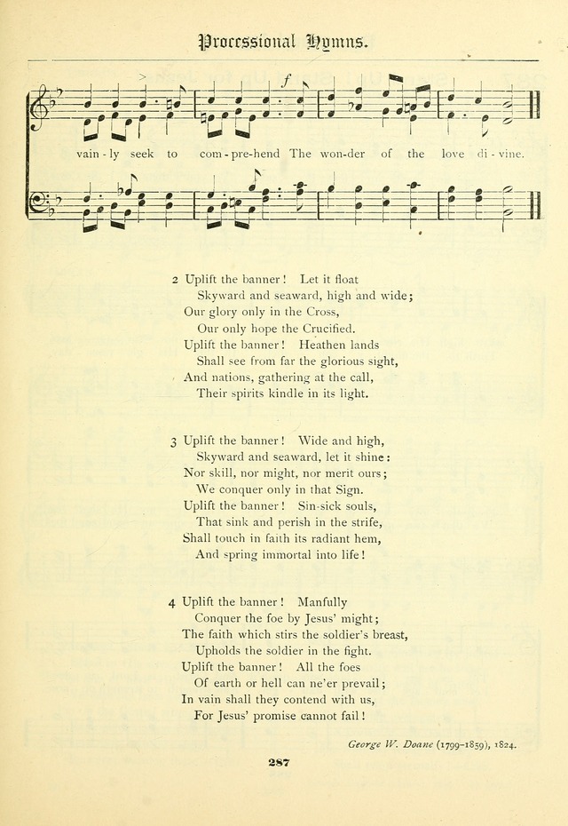 School and Parish Hymnal: with tunes page 288