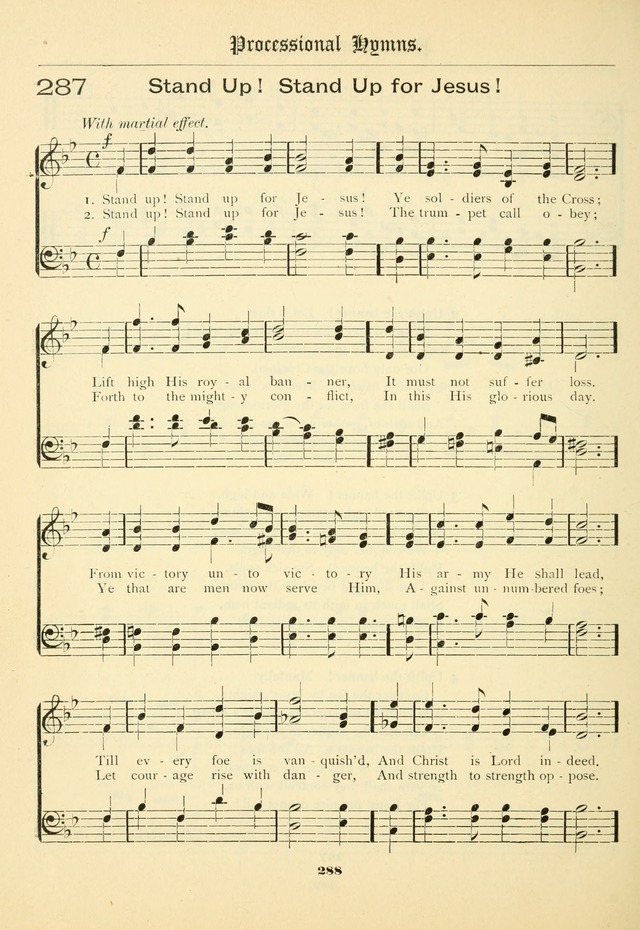 School and Parish Hymnal: with tunes page 289