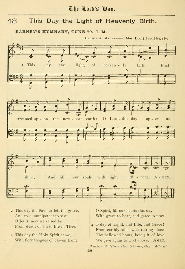 School and Parish Hymnal: with tunes page 29