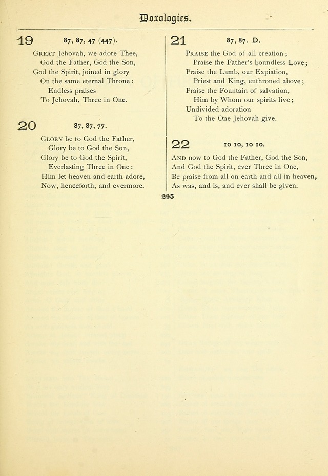 School and Parish Hymnal: with tunes page 296