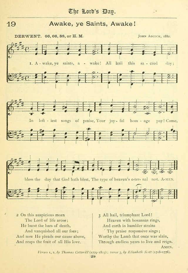 School and Parish Hymnal: with tunes page 30