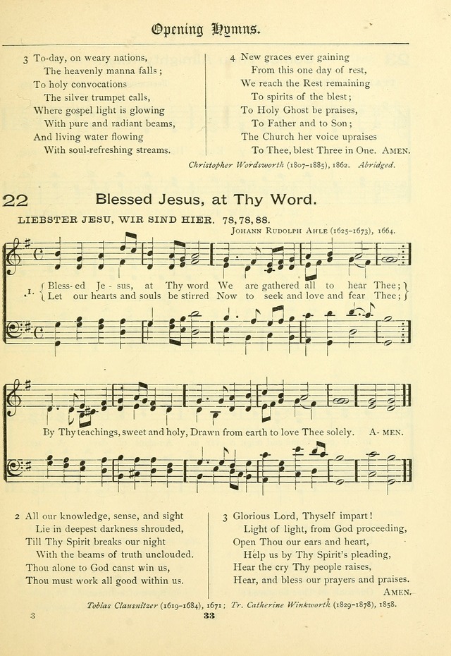 School and Parish Hymnal: with tunes page 34
