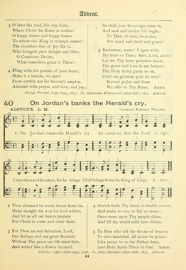 School and Parish Hymnal: with tunes page 52
