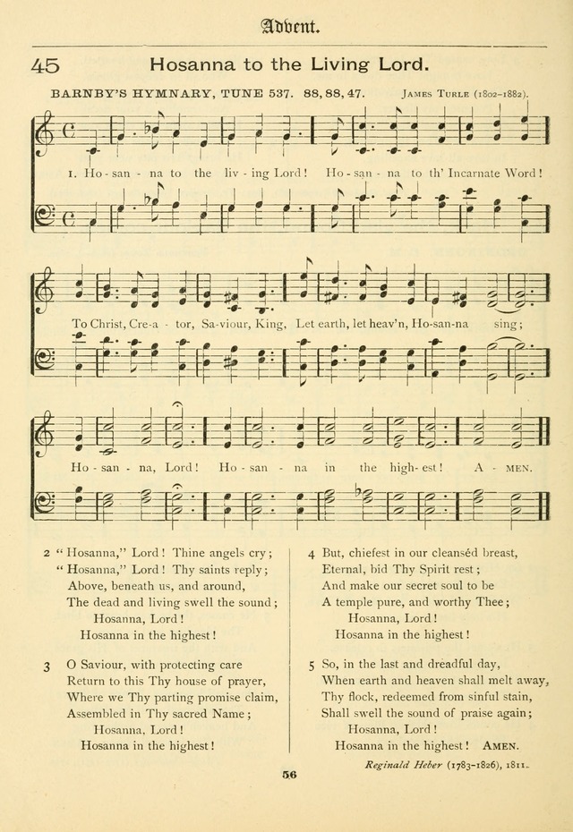 School and Parish Hymnal: with tunes page 57