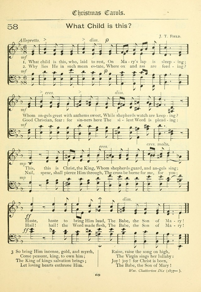 School and Parish Hymnal: with tunes page 70