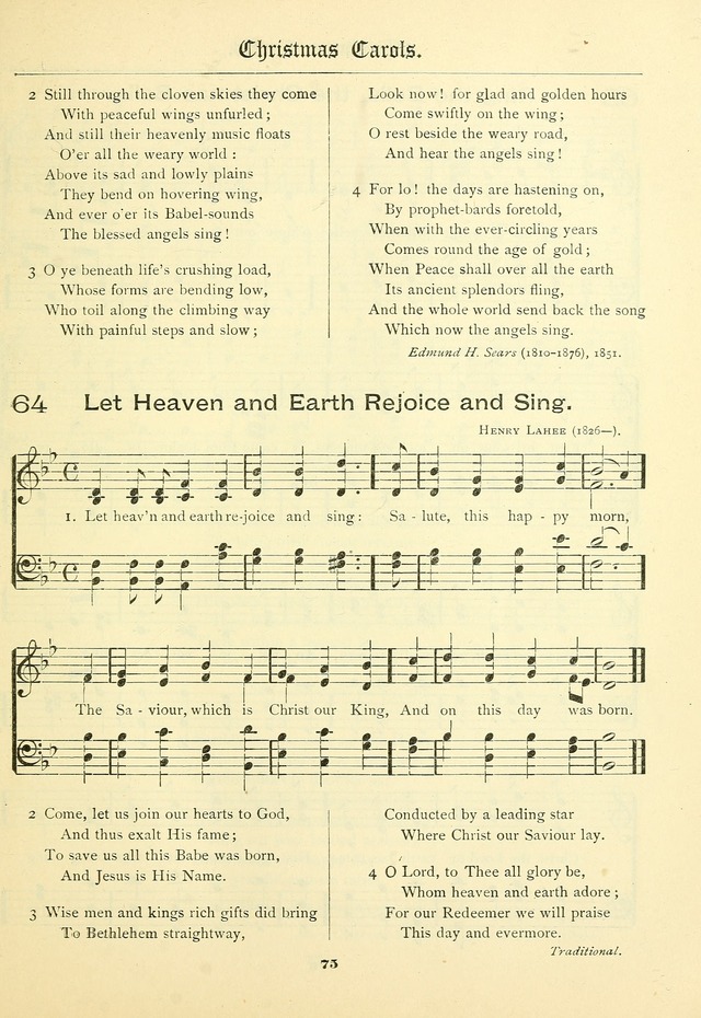 School and Parish Hymnal: with tunes page 76