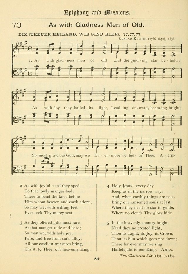 School and Parish Hymnal: with tunes page 85