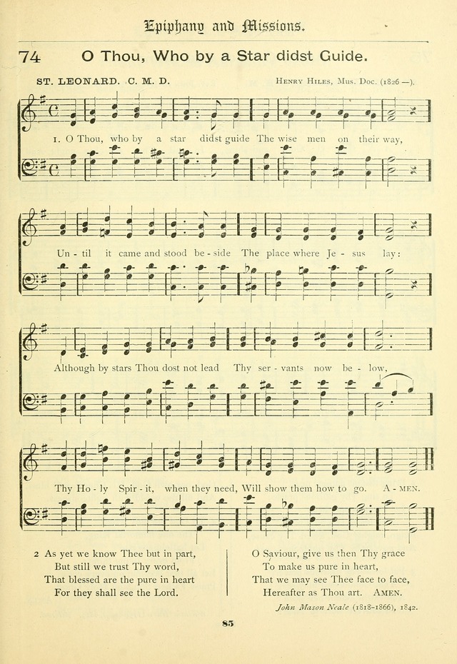 School and Parish Hymnal: with tunes page 86