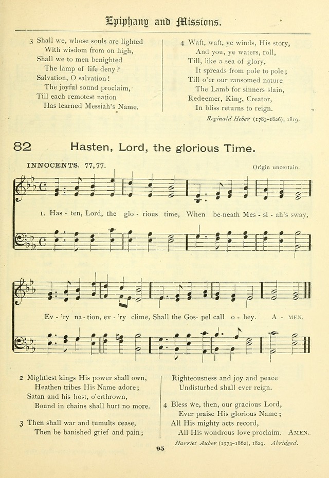 School and Parish Hymnal: with tunes page 96
