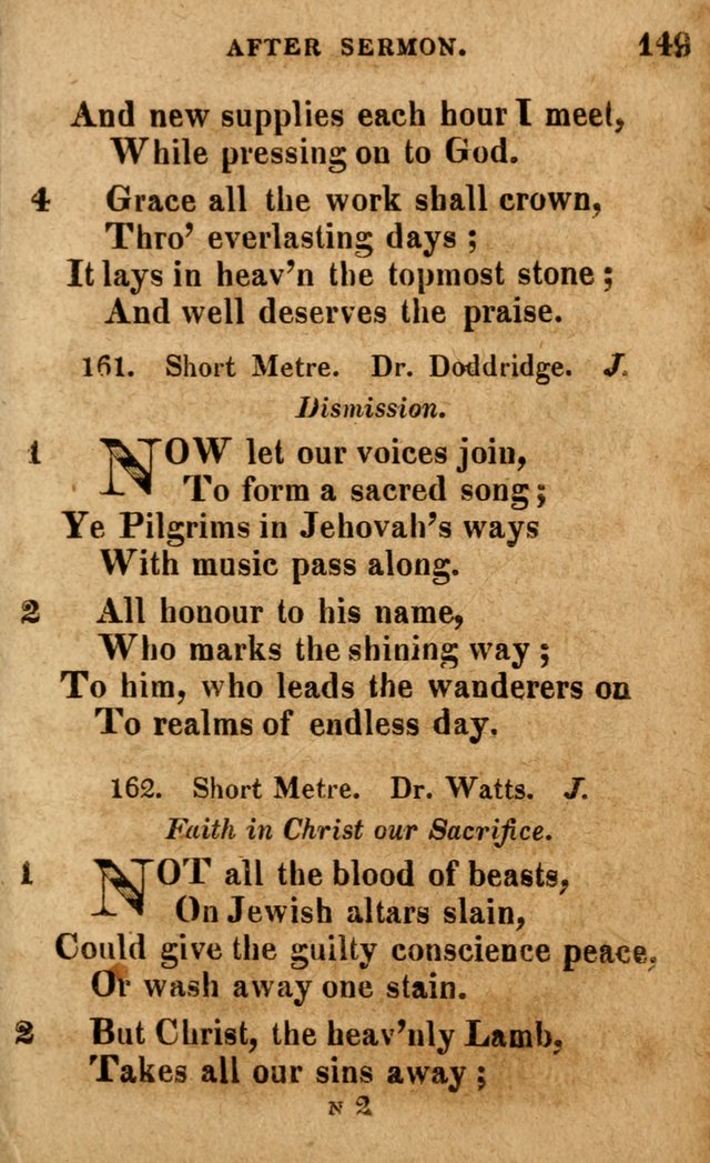 A Selection of Psalms and Hymns: done under the appointment of the Philadelphian Association (4th ed.) page 149