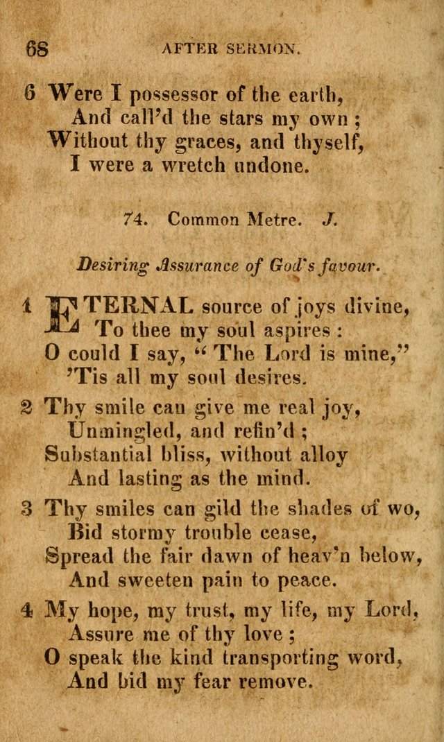 A Selection of Psalms and Hymns: done under the appointment of the Philadelphian Association (4th ed.) page 68