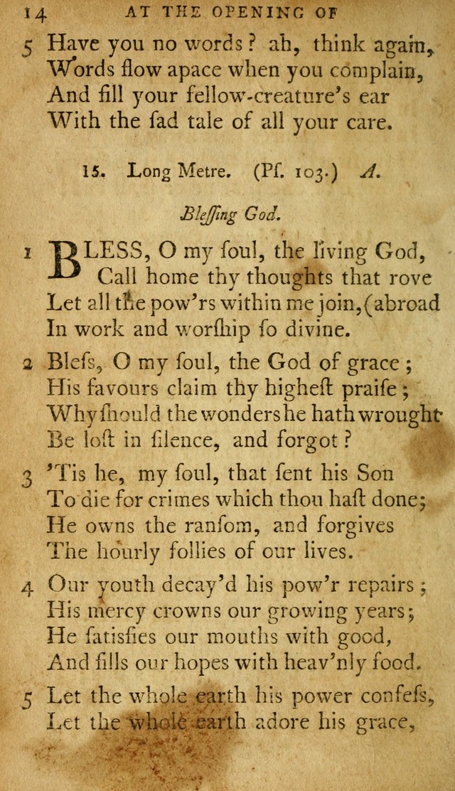 A Selection of Psalms and Hymns: done under appointment of the Philadelphian Association (2nd ed) page 34