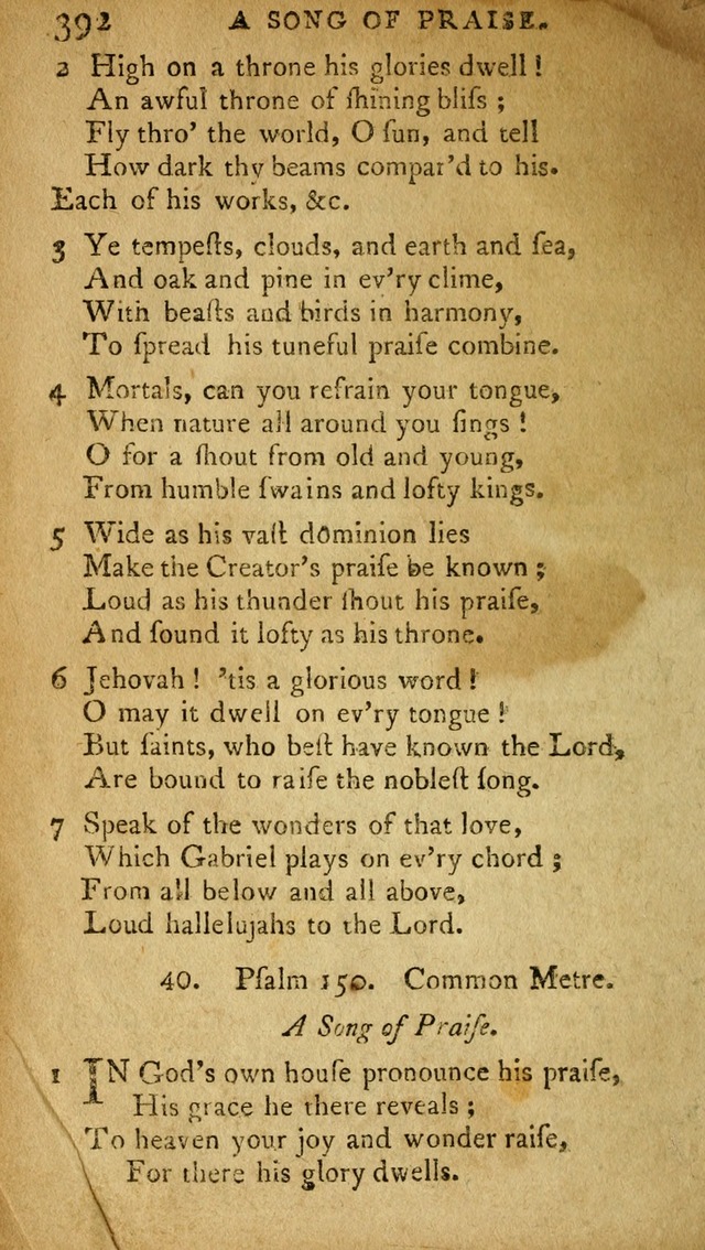 A Selection of Psalms and Hymns: done under appointment of the Philadelphian Association (2nd ed) page 410