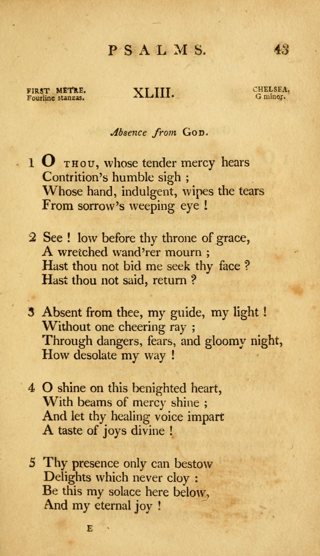 A Selection of Psalms and Hymns, Embracing all the Varieties of Subjects page 47
