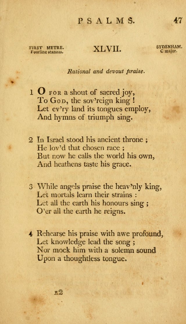 A Selection of Psalms and Hymns, Embracing all the Varieties of Subjects page 51