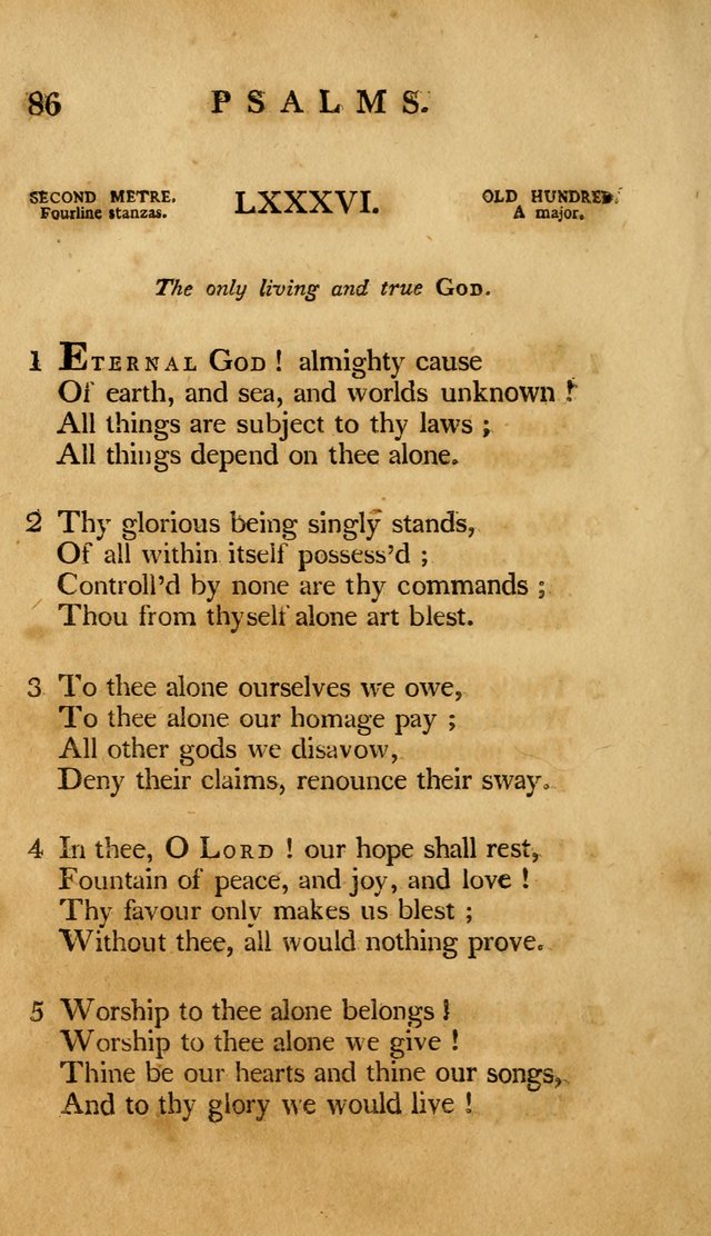 A Selection of Psalms and Hymns, Embracing all the Varieties of Subjects page 88