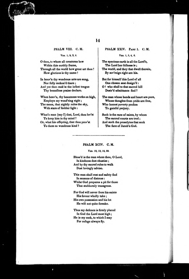 A Selection of Psalms and Hymns: for every Sunday and principle festival throughout the year for the use of congregations in the Diocess of Quebec page 10