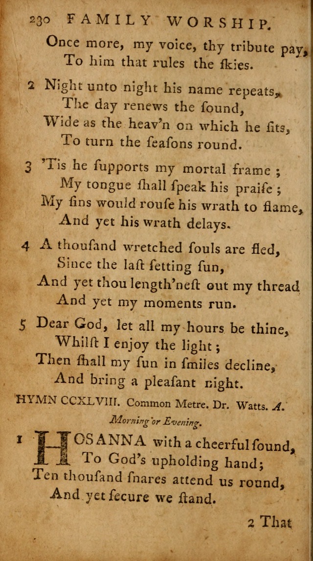 A Selection of Psalms and Hymns: done under the appointment of  the Philadelphian Association page 240