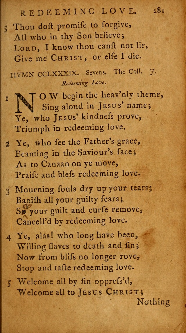 A Selection of Psalms and Hymns: done under the appointment of  the Philadelphian Association page 291