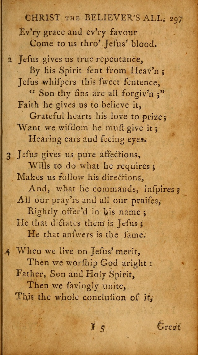 A Selection of Psalms and Hymns: done under the appointment of  the Philadelphian Association page 307