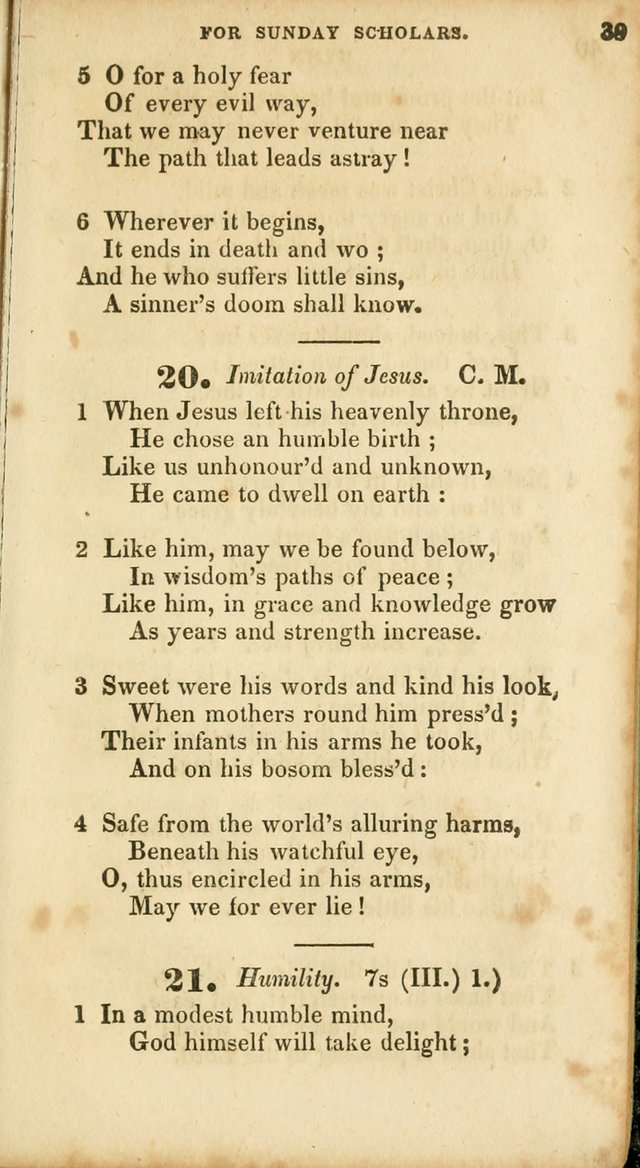 A Selection of Psalms and Hymns, for the use of Sunday Schools page 41